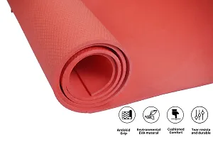 Classic Yoga Mat 6mm Thickness EVA Material Gym Workout ,Yoga Exercise Anti-Slip Yoga Mat with Strap and Yoga Mat Bag for Men and Women-thumb1