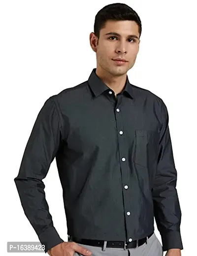 Reliable Black Cotton  Long Sleeves Casual Shirts For Men