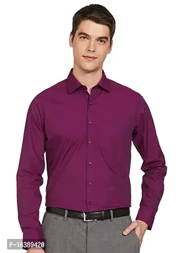 Reliable Purple Cotton  Long Sleeves Casual Shirts For Men