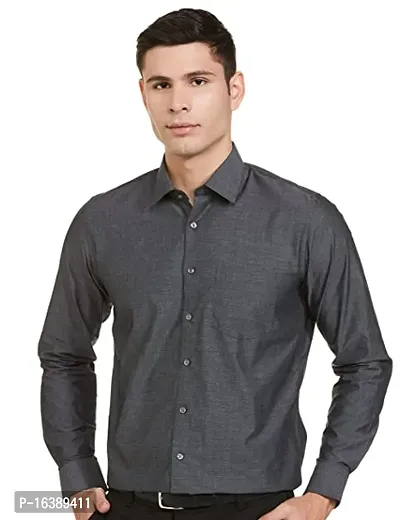 Reliable Black Cotton  Long Sleeves Casual Shirts For Men-thumb0