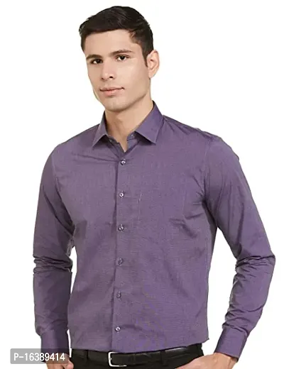 Reliable Purple Cotton  Long Sleeves Casual Shirts For Men