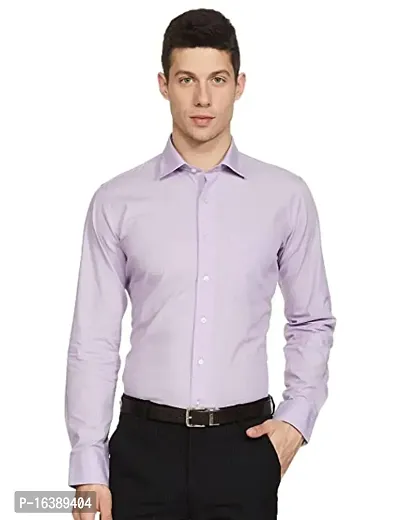 Reliable Lavender Cotton  Long Sleeves Casual Shirts For Men