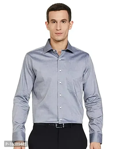Reliable Grey Cotton  Long Sleeves Casual Shirts For Men