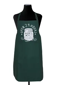 CRAZYWEAVES Apron for women kitchen apron Funny printed apron for women and men chef 100% cotton apron with adjustable neck strap-thumb1