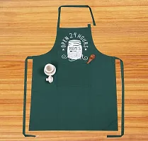 CRAZYWEAVES Apron for women kitchen apron Funny printed apron for women and men chef 100% cotton apron with adjustable neck strap-thumb2