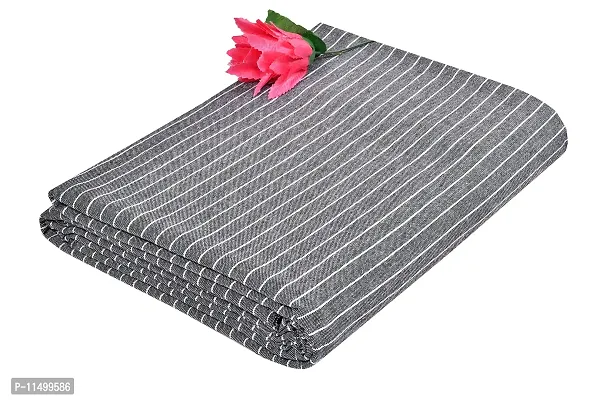 CRAZYWEAVES Khadi Cotton Bed Sheet for Single Bed Cover Single bedsheet Soft Cotton Flat Sheet 100% Cotton bedsheet