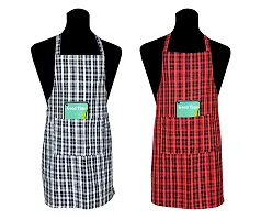 CRAZYWEAVES Cooking black apron for women men chef hotel aprons for home and washing utilities apron-thumb2