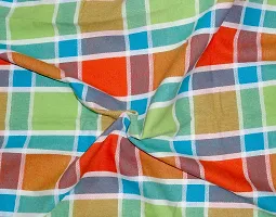 CRWAYWEAVES Khadi Cotton Bed Sheet for Single Bed Cover Single bedsheet 100% Soft Cotton flatsheet (60""x90"") (TC 1555)-thumb2