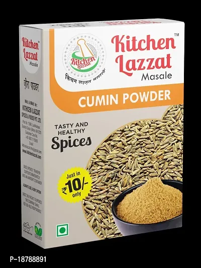 kitchen  lazzat  cumin powder (100 gm )pack of 10-thumb0
