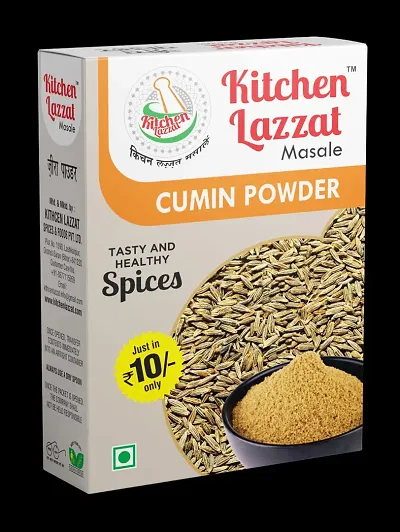 kitchen  lazzat  cumin powder (100 gm )pack of 10