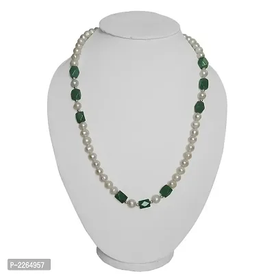 Freashwater Pearl ,Green Aventurine 18 Necklace-thumb2