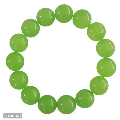 Green Quartz 8 Inches Stretch Bracelet for Women-thumb0