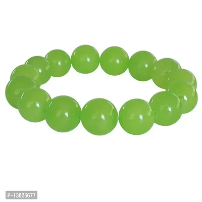 Green Quartz 8 Inches Stretch Bracelet for Women-thumb2