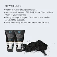 Activated Charcoal Face Wash For Pollution  Oil Control 60gm (Pack of 2)-thumb3