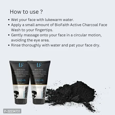 Activated Charcoal Face Wash For Pollution  Oil Control 60gm (Pack of 2)-thumb4