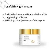 Enriched with Ceramide and Niacinamide Cerafaith Night Cream-thumb3