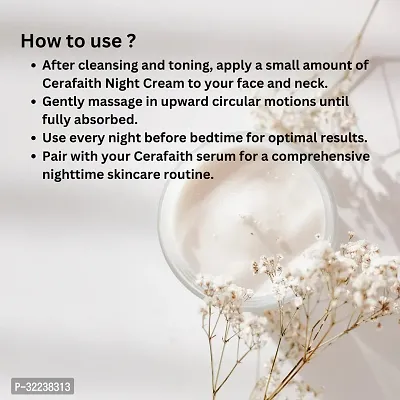 Enriched with Ceramide and Niacinamide Cerafaith Night Cream-thumb2