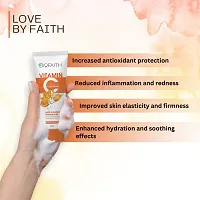 BioFaith Vitamin C Face Wash | With Mandarin  Vitamins B5, E | Brightens Skin Tone | 70 ml - Pack of 2-thumb2