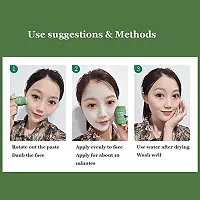 Professional Green Tea Mask Stick for Face, Blackhead Remover, Deep Pore Cleansing, Green Clay Mask For Face Moisturizing, Purifying for All Skin Types of Men and Women-thumb1