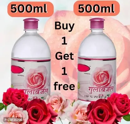 Gulab Jal 500g | Pure  Natural Premium Rose Water/skin Toner -organic - Chemical Free | Gulab Jal - For All Skin Types-thumb0