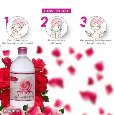 Gulab Jal 500g | Pure  Natural Premium Rose Water/skin Toner -organic - Chemical Free | Gulab Jal - For All Skin Types-thumb2