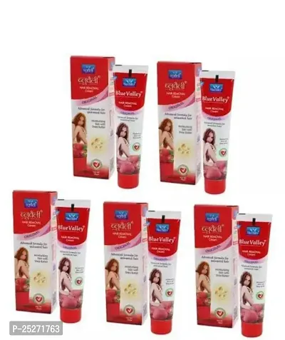 BLUE VALLEY Hair Removal Cream for Men And Women Both Pack of 5