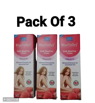 BLUE VALLEY Hair Removal Cream for Men And Women Both Pack of 3-thumb0