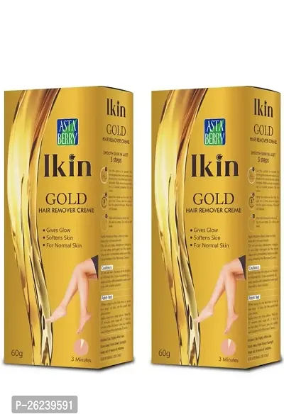 Asta Berry Ikin Gold Hair Remover Cream Cream  (120 g)-thumb0