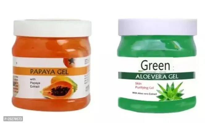 Papaya  Alovera Face Massage Gel Combo