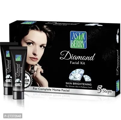 ASTABERRY Diamond  Facial Kit, 5 Steps for Skin Brightening 100gm  (100 g)