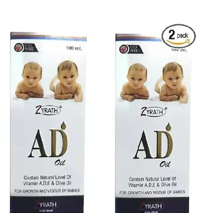 AD VITAMIN BABY OIL Pack of 2