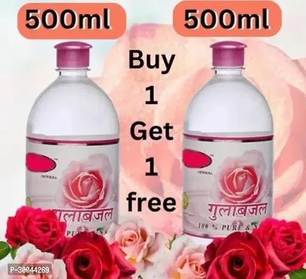 Natural Herbal Rose Water 500ml Pack of 2-thumb0