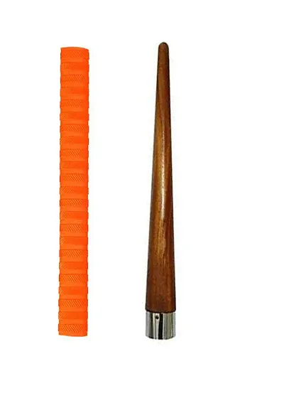 KERCO - Sports Cricket Bat Grip Cone  Cricket Bat Handle Grip Combo Pack of 1 Cone With One Grip Custom Color