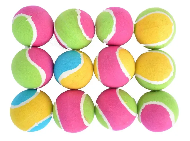 Cricket Tennis Cotton Ball For Gully Cricket, Pack of 12 Balls