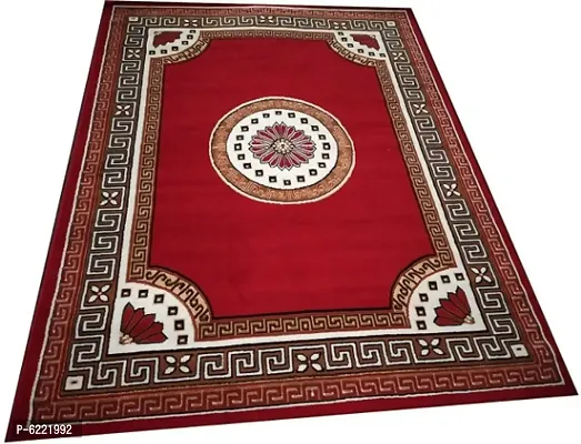 SUPER CARPETS PREMIUM QUALITY LIGHT WEIGHT CARPET WITH 5 TO 6 MM THICKNESS RUG-thumb0