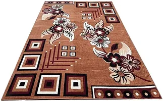 SUPER CARPETS PREMIUM QUALITY LIGHT WEIGHT CARPET WITH 5 TO 6 MM THICKNESS RUG-thumb1