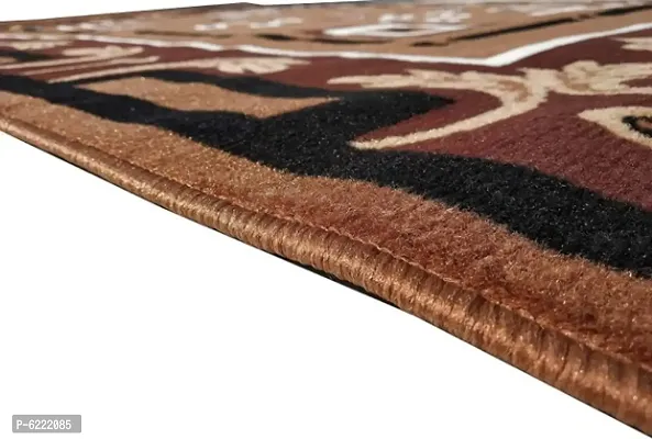 SUPER CARPETS HOME D COR ACRYLIC CARPET  SIZE 5x7 FT  BROWN MULTICOLOR-thumb2