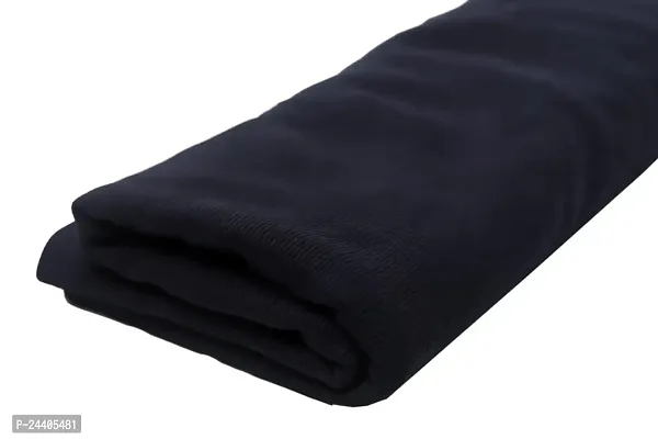 MODESTTRIMS Ribbing Material for T-Shirts: Ideal for Waistbands, Neckbands, and Cuffs Trim (Black)
