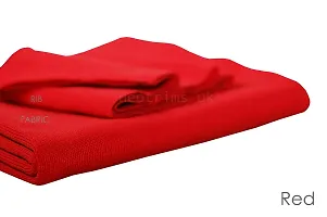 Polyester Jersey Knit Rib Stretch Fabric  Matching Ribbing Cuffs Waistbands Trim.Dress Making Material and Welts for Trimming Garments.British Made,Neotrims. Red 1 Meter (Fabric Only)-thumb2