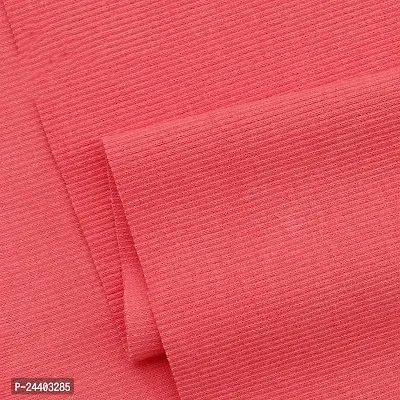 TinaKim Ribbing Fabric, for Waistbands Neckbands Cuffs Trim Material (43x20in, 8 Red)