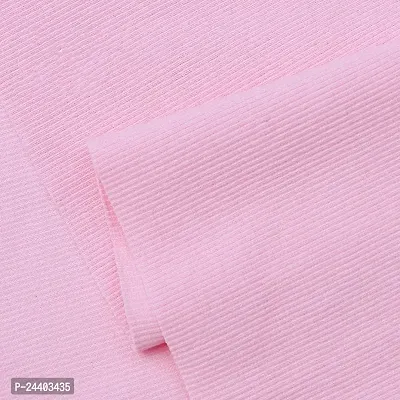 TinaKim Ribbing, for Waistbands Neckbands Cuffs Trim Material (43x20in, 3 Pink)