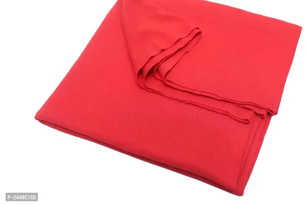MODESTTRIMS Ribbing Material for T-Shirts: Ideal for Waistbands, Neckbands, and Cuffs Trim (Red)-thumb2