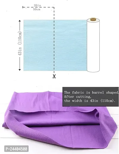 TinaKim Rib Cuff Material, Sewing Fabric, Waistbands Neckbands Cuffs Trim Material (43x20in, 98 Green)-thumb2