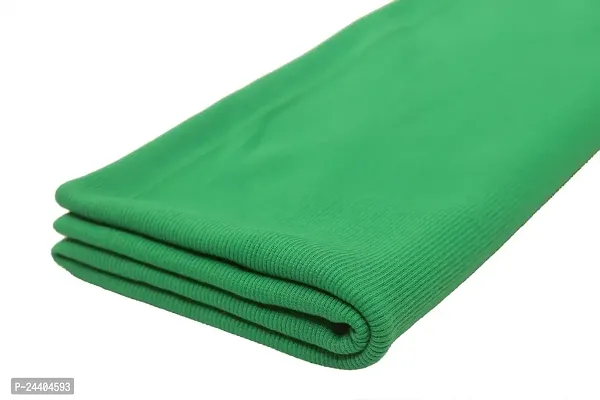 MODESTTRIMS Ribbing Material for T-Shirts: Ideal for Waistbands, Neckbands, and Cuffs Trim (Parrot Green)