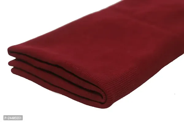 MODESTTRIMS Ribbing Material for T-Shirts: Ideal for Waistbands, Neckbands, and Cuffs Trim (Maroon)