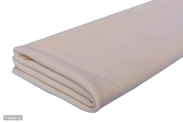 MODESTTRIMS Ribbing Material for T-Shirts: Ideal for Waistbands, Neckbands, and Cuffs Trim (Cream)