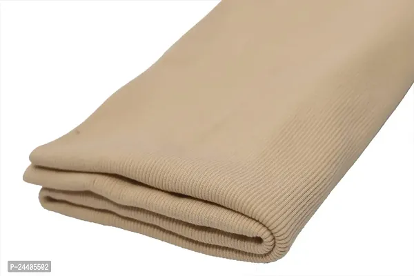 MODESTTRIMS Ribbing Material for T-Shirts: Ideal for Waistbands, Neckbands, and Cuffs Trim (Coffee)