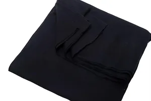 MODESTTRIMS Ribbing Material for T-Shirts: Ideal for Waistbands, Neckbands, and Cuffs Trim (Black)-thumb1