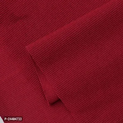 TinaKim Ribbing for Sweatshirts, Waistbands Neckbands Cuffs Trim Sewing Material (43x20in, 15 Dark red)
