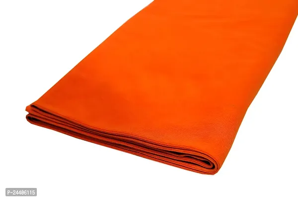 MODESTTRIMS Ribbing Material for T-Shirts: Ideal for Waistbands, Neckbands, and Cuffs Trim (Orange)